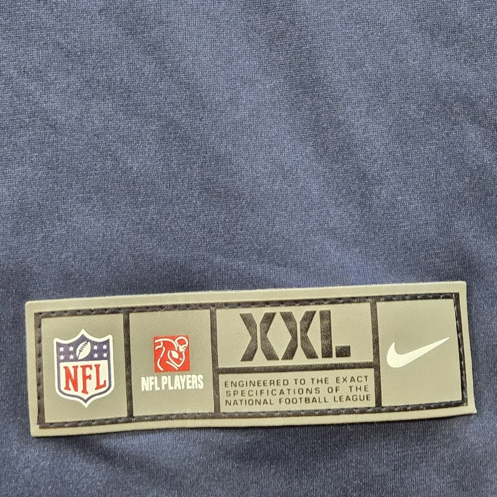 Dallas Cowboys Jersey Mens 2XL Blue NFL Football‎ DIGGS 7 Nike On Field